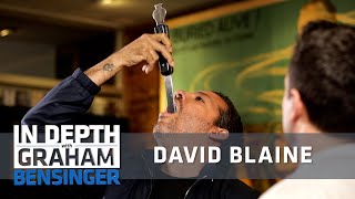 David Blaine: The art of swallowing swords, frogs