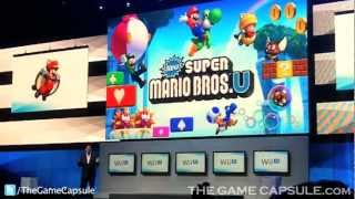Reggie Showcases Wii U and New Super Mario Bros U - Nintendo Press Conference 2012