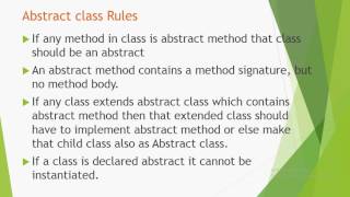 core java basic concepts (interfaces and abstract classes) - 6