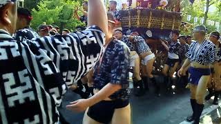 土居流櫛田神社へ　2018.7.10　土居流櫛田神社へ