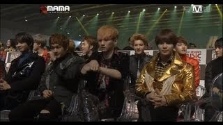 [HD]121130 MAMA EXO Reactions cut Part 3