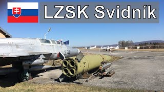 Rövid látogatás Svidník (Felsővízköz) repülőterén - LZSK, Cessna 172, Dízel