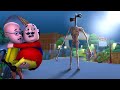 Siren head in Motu Patlu | Siren head attack furfuri nagar|  animated movie