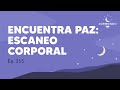 Encuentra paz: Escaneo emocional - Día 315 Año 2  | Durmiendo Podcast