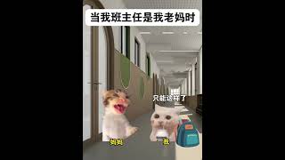 当我的班主任是我老妈时 #猫meme  #猫meme剧场