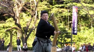 【古武道演武】 戸山流居合道 居合抜刀 Toyama-ryu Iaido  町田時代祭り2015