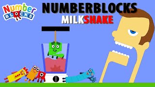 Numberblocks but EVERYONE becomes a MILKSHAKE