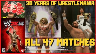 WWE 2K14 30 Years of WrestleMania - All Matches, Objectives, Cutscenes and Promos