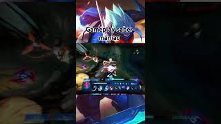 Gameplay saber maniac solo rank #mobilelegends #mlbb