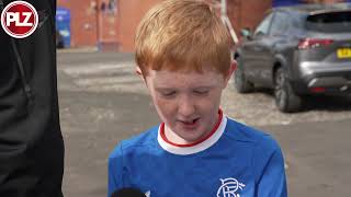🗣️Rangers fans outside Ibrox react to the sacking of Michael Beale