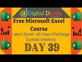 Microsoft Excel Free Training | Excel HYPERLINK Function | How to Create Hyperlink using Formula?