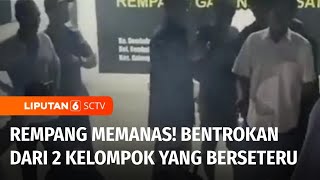 Bentrok Kembali Pecah di Rempang: 6 Orang Terluka, Belasan Kendaraan Rusak | Liputan 6