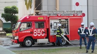 【緊急走行】北九州市消防局戸畑本署ポンプ車・戸畑消防団ポンプ車