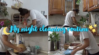 MY NIGHT CLEANING ROUTINE🌙 - pulizie serali veloci e motivanti