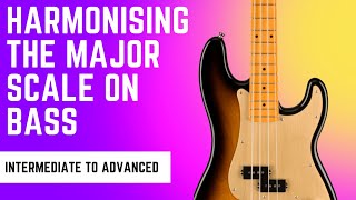 Level Up Your Bass Playing  By Harmonising The Major Scale (Intermediate Bass Lesson)
