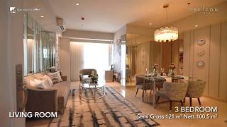 Ngintip Kondominium ter-MEWAH di Kota Surabaya, 3 Bedroom layout enak leluasa banget