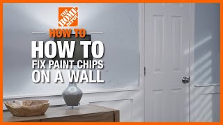 How to Fix Paint Chips on a Wall | The Home Depot