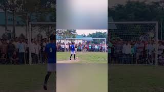 Adola Khasibari Football Final Match Tiebreaker Kick, Bor Amjuli FC kick The Ball .