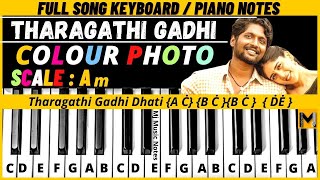 Tharagathi Gadhi | piano notes | Keyboard notes | Colour Photo Songs | Suhas, Chandini | full notes