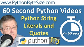 Python String Literals and Quotes