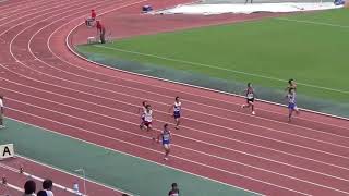 2019山口県中学新人陸上 1年男子100m予選4〜6組