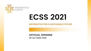 ECSS 2021: Official Opening