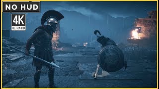 Assassin's Creed Odyssey - Battle of 300 Opening Scene and Kurush Figt | No HUD & 4K 60fps Gameplay