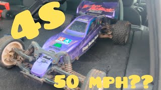 Super Durable Tamiya DT-03 RC Buggy Brushless 4s Speed Runs - Can We Hit 50mph?? 👀🔥👀