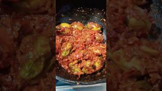 Lunch lo ke special masala gutti Vankaya curry 😋 #food #video #foodie #shorts #lunch #tending #song