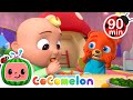 Yes Yes! Eat Your Vegetables! | CoComelon Animal Time | Animal Nursery Rhymes