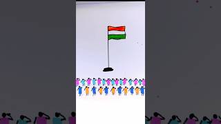 jan gan man adhinaayak || #shorts #viral #trending #india #flag #drawing