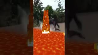 Horse Pranks Guy into Minecraft Lava… 🐴 #shorts