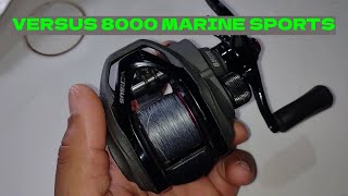 REVIEW  E TESTE DA CARRETILHA VERSUS 8000 MARINE SPORTS #marine