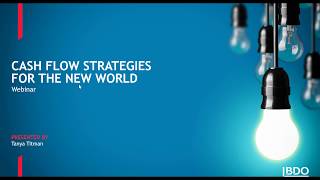 Webinar - Cash flow strategies for the 'new world'