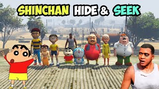 FRANKLIN and SHINCHAN playing Hide and Seek In GTA 5 Tamil | Part-2 | Cops Tamil Gaming