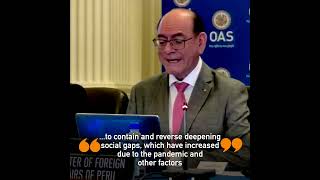 2022 JUN 30 Peru Presents Theme for the 52nd OAS General Assembly