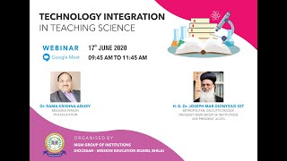 Webinar on Technology Integration in Teaching Science
