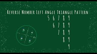 75 Number Left Angle Triangle Pattern without any pre-defined method using while loop in Python