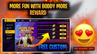 More fun with biddy more rewards | free fire event | free fire new reward | free fire custom free