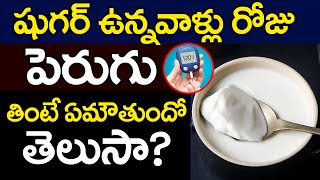 షుగర్ పేషెంట్స్ పెరుగు తినవచ్చా? | Can Diabetic Patients Eat Curd ? | Sugar Control Tips in Telugu