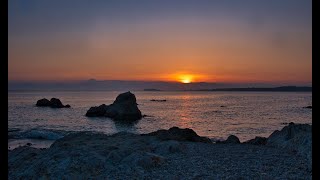 夕日を浴びて（森戸神社）