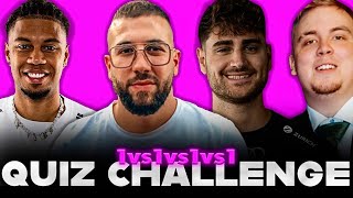 1 VS 1 VS 1 VS 1 CHALLENGE GEGEN SIDNEY, ELI \u0026 KROKO 🔥 QUIZ DUELL 😨🤔 || MertAbiZockt