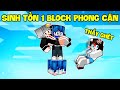 SAMMY THỬ THÁCH 24H SINH TỒN 1 BLOCK PHONG CẬN TRONG MINECRAFT