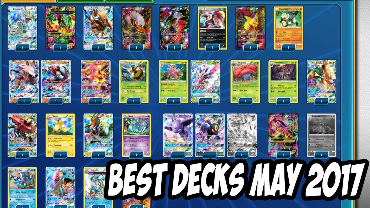 THE BEST DECKS STANDARD FORMAT MAY 2017! Pokemon TCG - YouTube