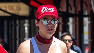 ‘Riverdale’s Cole Sprouse Shows Off His Sexy Muscles In Black Tank Top While Riding A Motorcycle