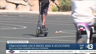 Fighting for safer streets: North Las Vegas to take up e-device regulations
