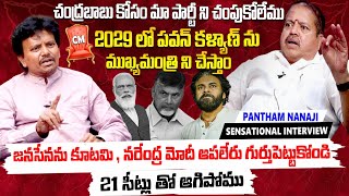 చంద్రబాబు కోసం మా పార్టీని చంపుకోలేం🔥Janasena MLA Pantham Nanaji Sensational Interview | PawanKalyan