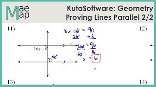 KutaSoftware: Geometry- Proving Lines Parallel Part 2