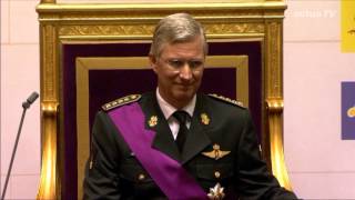 Eedaflegging koning Filip in parlement - 21 juli 2013 - integraal