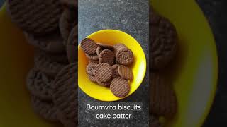 bournvita biscuit cake batter